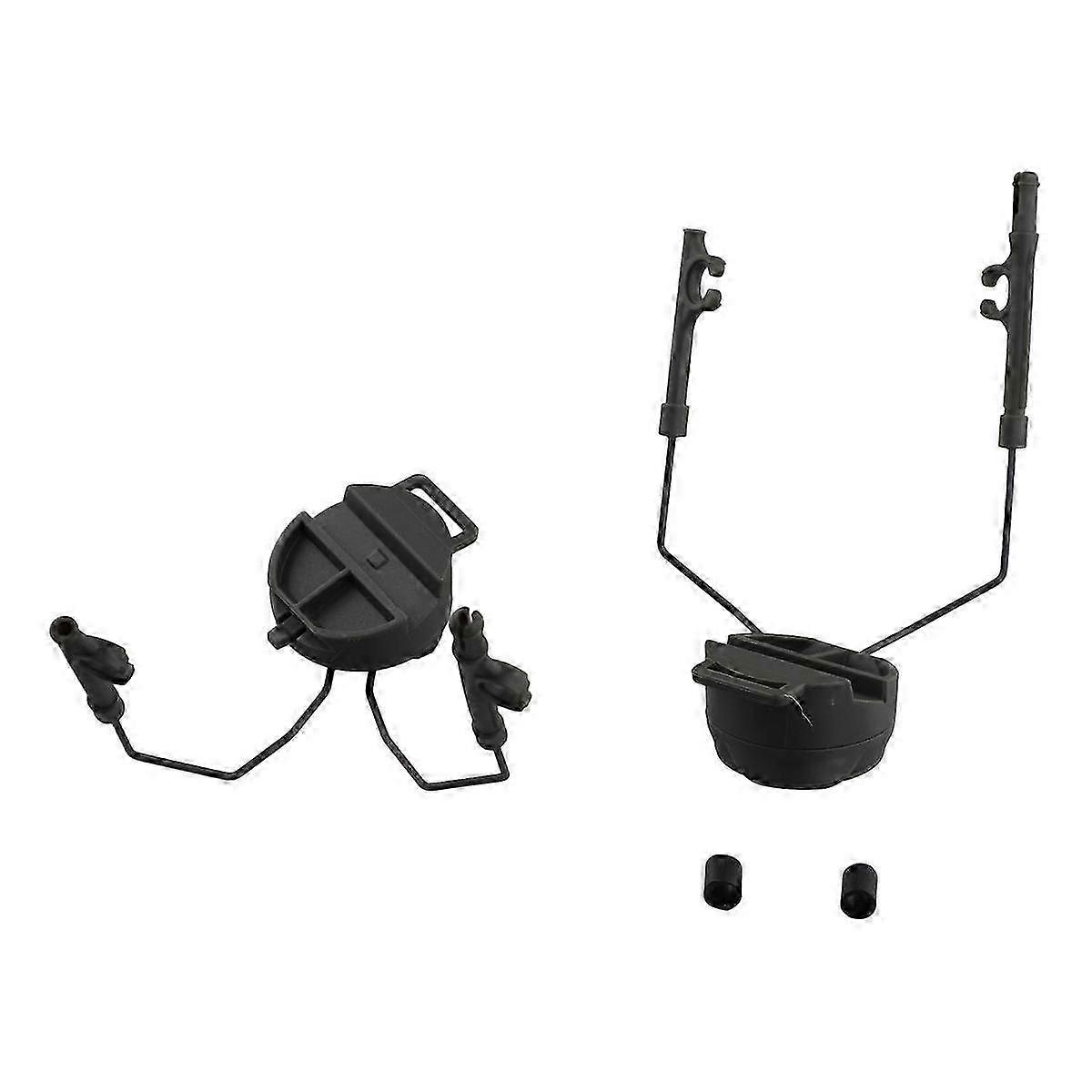 Adjusted Headphone Rail Bracket with Multi-Angle Flip Ear Cups: Helmet Accessory in Green