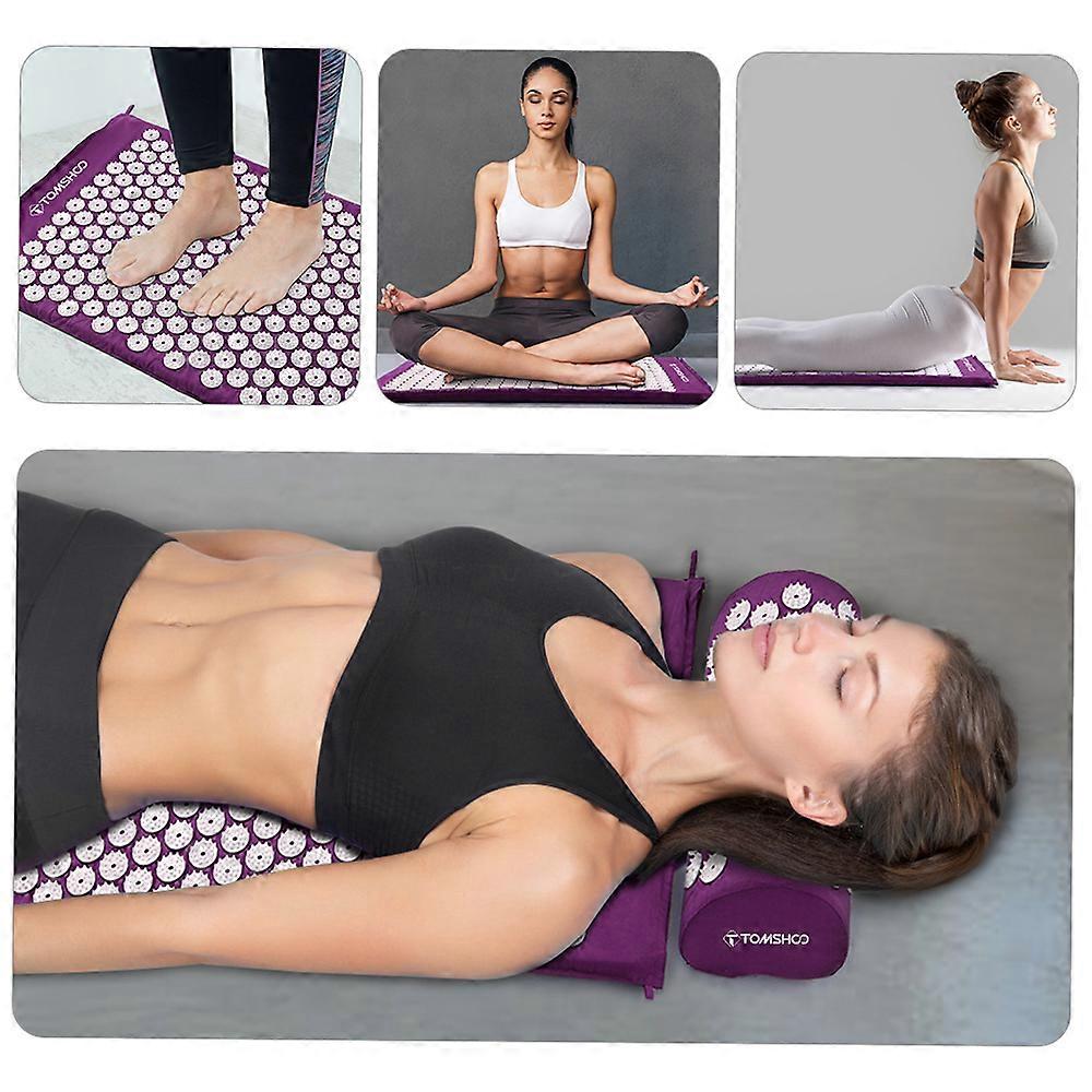Acupressure Mat and Pillow Set
