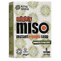King Soba Org Miso Soup with Pumpkin & Veg 60g - 2 Pack