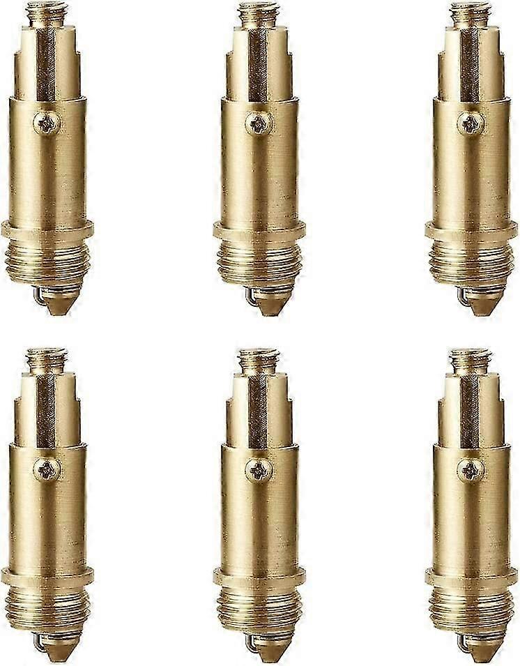 6pcs Drain Plug Bouncing Core -Pop-Up Basin Brass Spring Bolt
