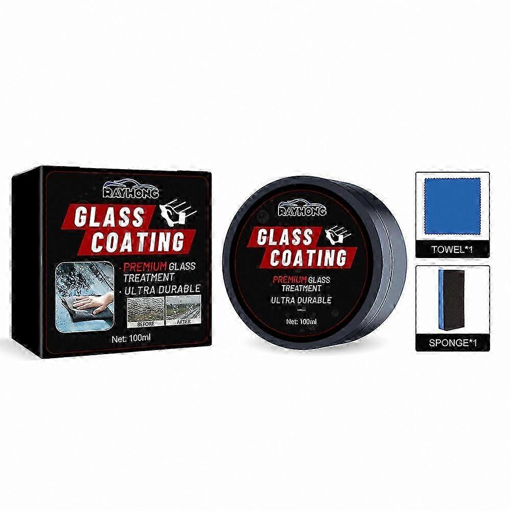 Waterproof Glass Coating for Automotive Windshields, Rainproof and Curing Solution for Enhanced Visibility