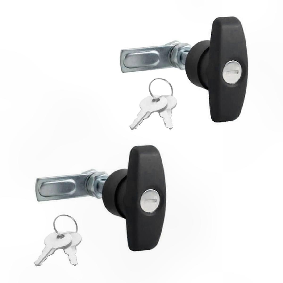 T-Handle Cam Locks for Cabinet and Drawer Security in RV Trailers