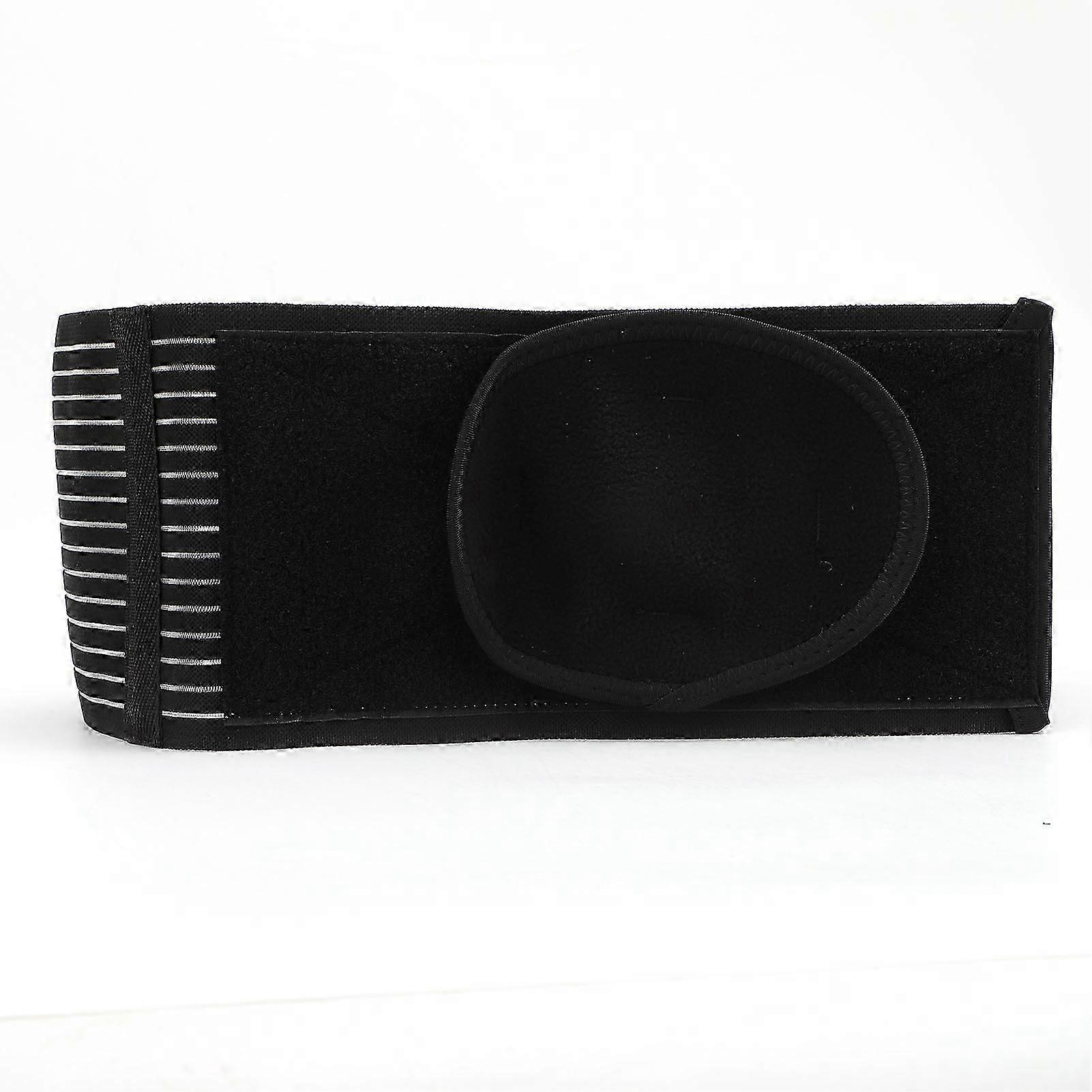 Umbilical Hernia Belt Elastic Breathable Comfortable Adjustable Belly Button Hernia Support Belt for Ventral Hernia S/M