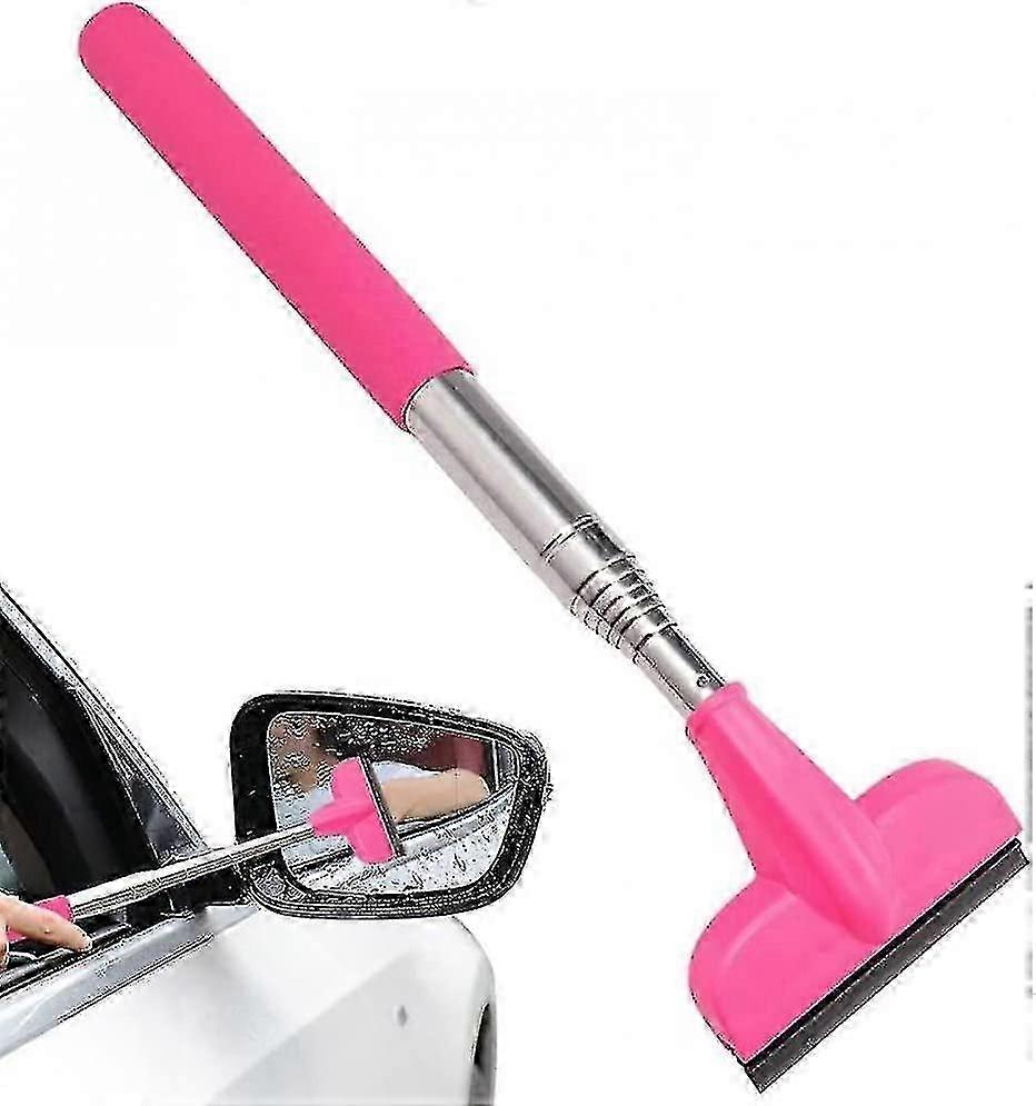 Car Rearview Mirror Wiper, Retractable Auto Mirror Squeegee Cleaner...