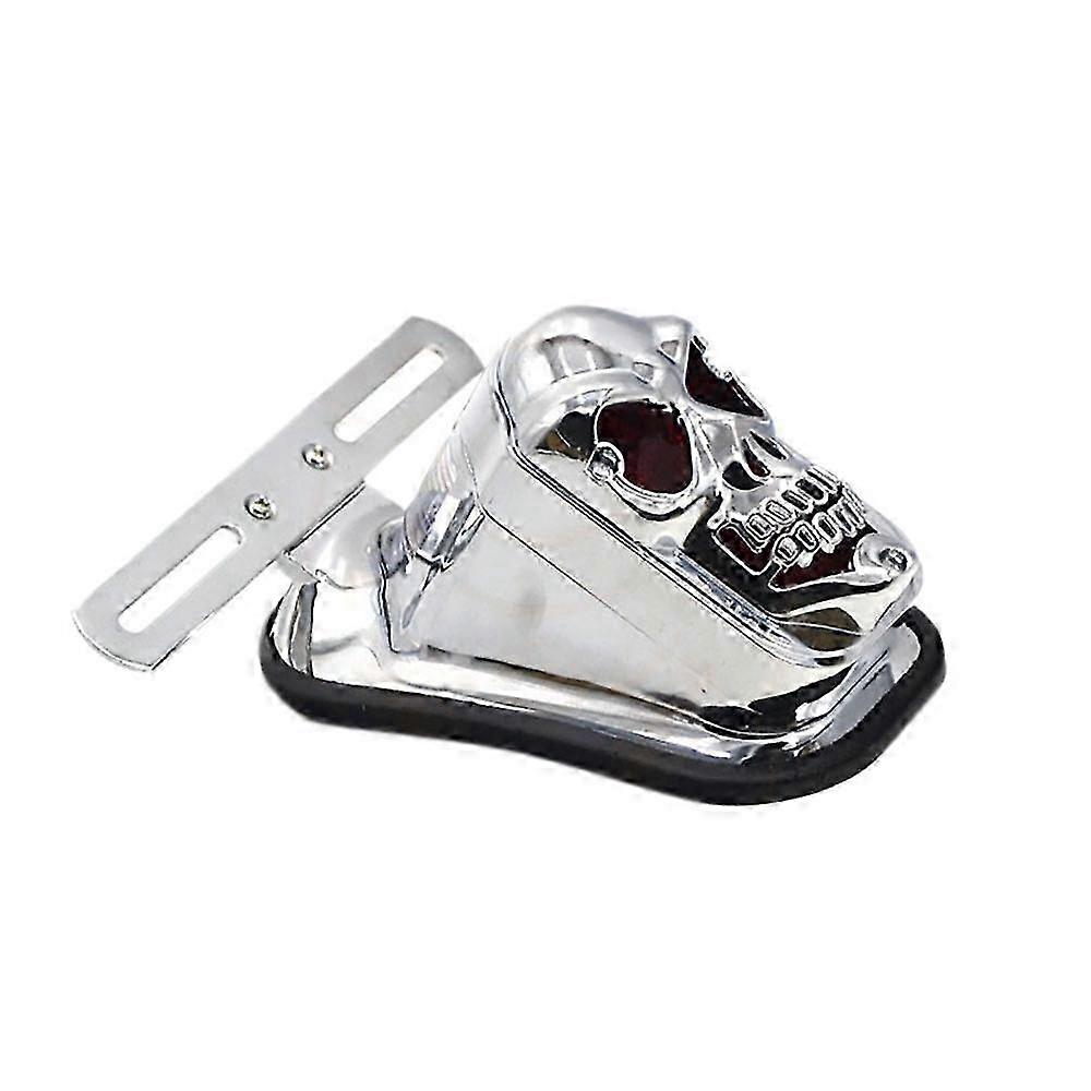 Skull Light Warning Signal Tail Light for Prince Motorcycle Brakes