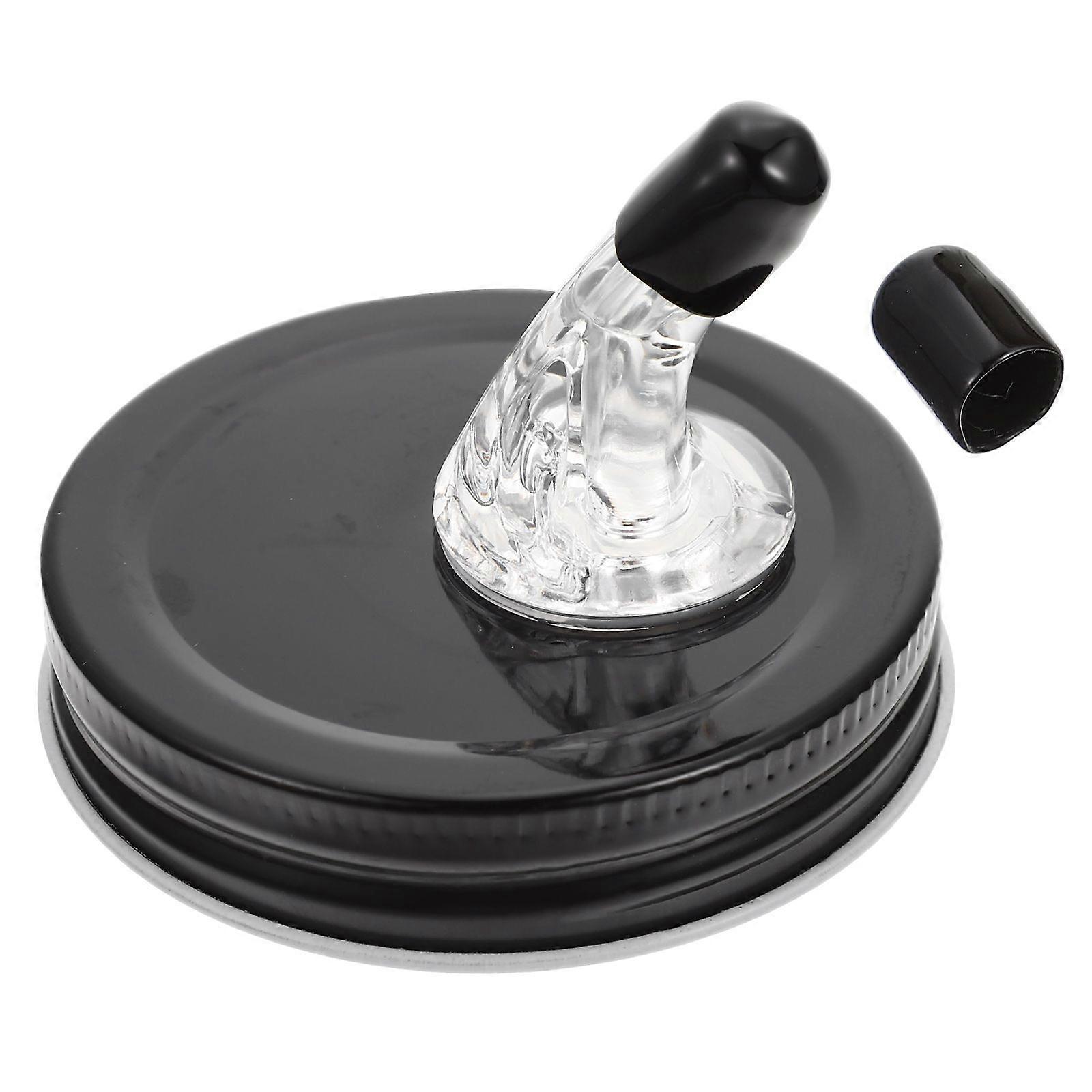 Useful Oil Pourer Alcohol Bottle Pour Spout Sealing Wine Can Lid for Home