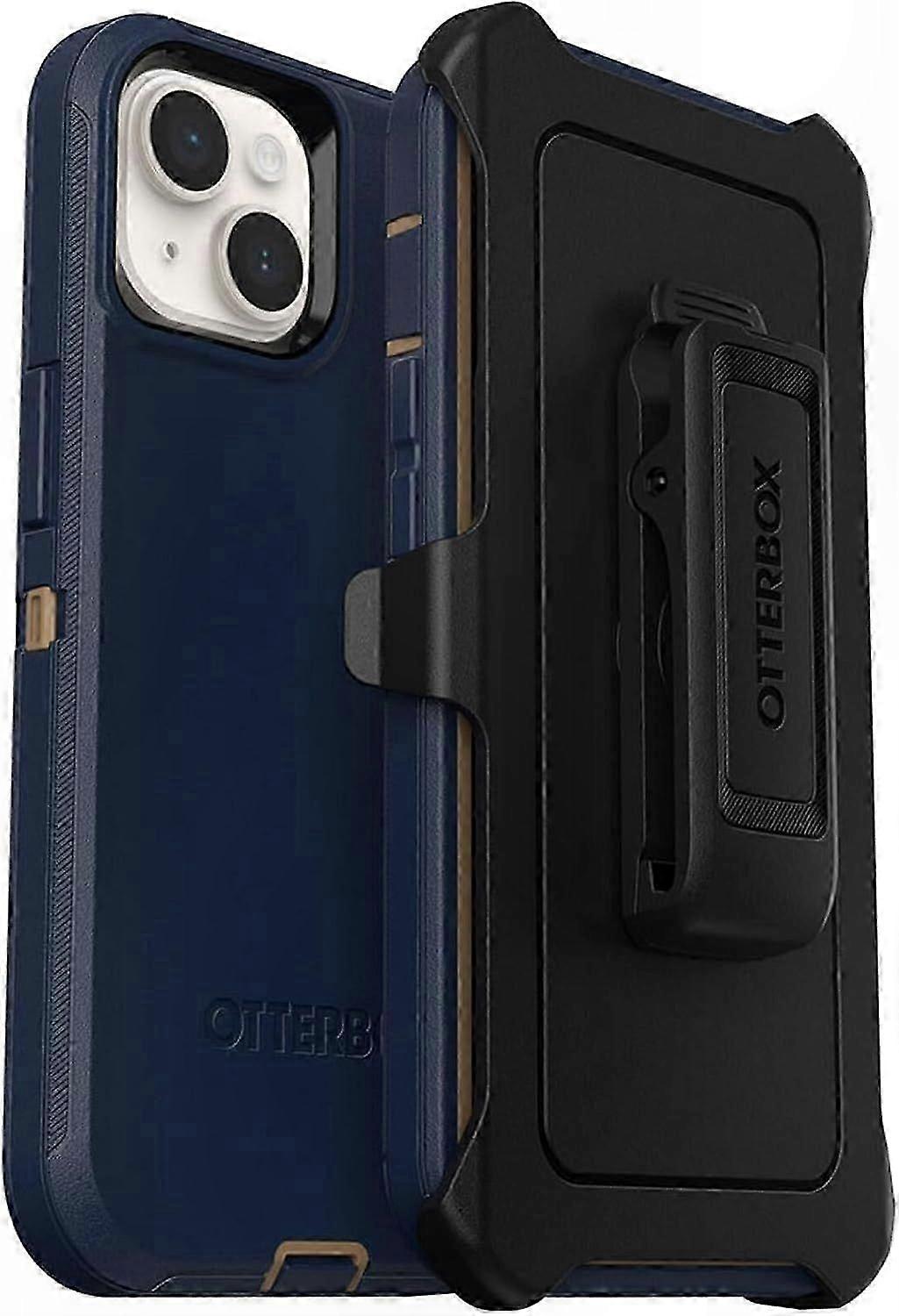 Rugged Defender Case for 14 & 13 - Durable Blue Suede Design