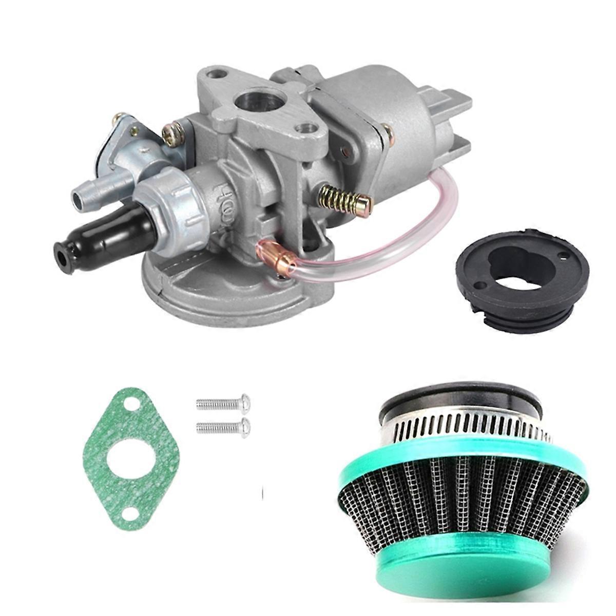 42MM Air Filter+Carburetor Kit for 2 Stroke 47Cc 49Cc Engine Parts Mini Moto Kids Atv Quad Dirt Poc