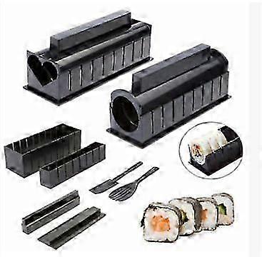 10 Pcs Diy Sushis Maker Sushis Kitchen Tool Making Machine Roller Rice Mold