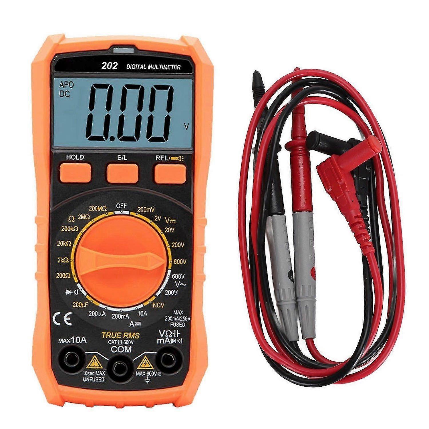 High quality VC202 Multifunctional small digital multimeter with battery
