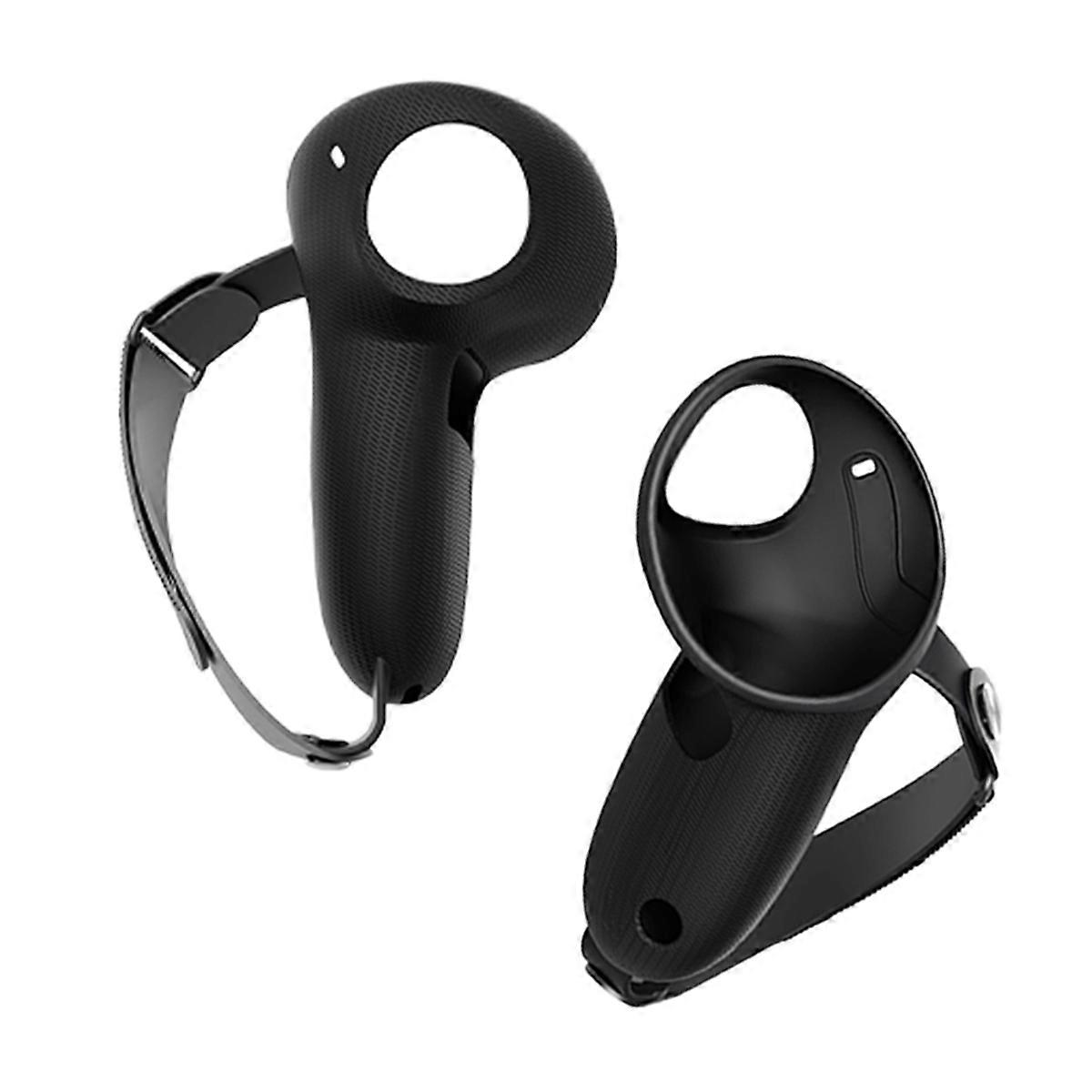 Silicone Protective Cover with Knuckle Strap for 3 Controller Grips Handle Protector VR Accessories