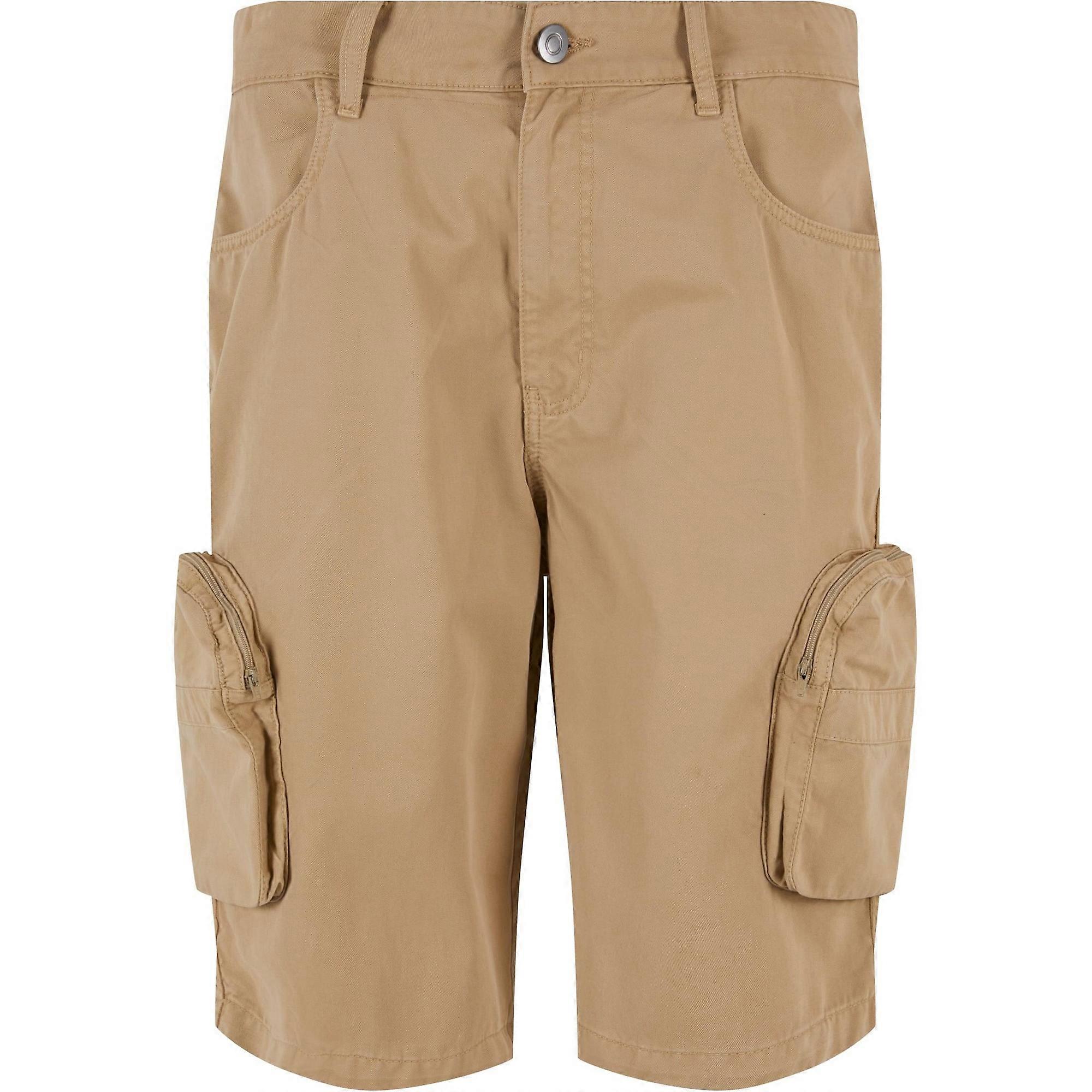 Urban Classics Short cargo uni pour homme Beige Union 33R
