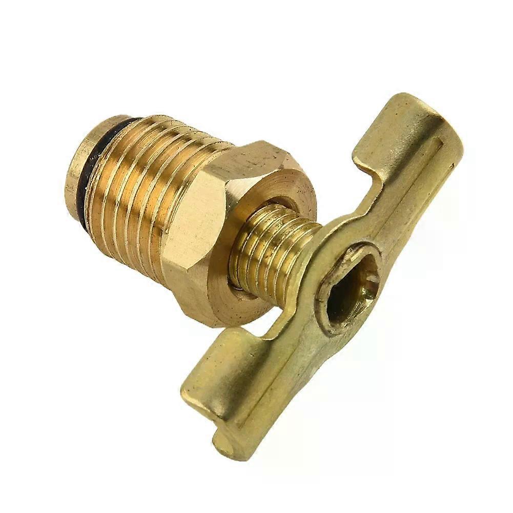 1/4 Drain plug valve 1/4 thread Air compressor tank accessory Brass For air compressor tank T-handle