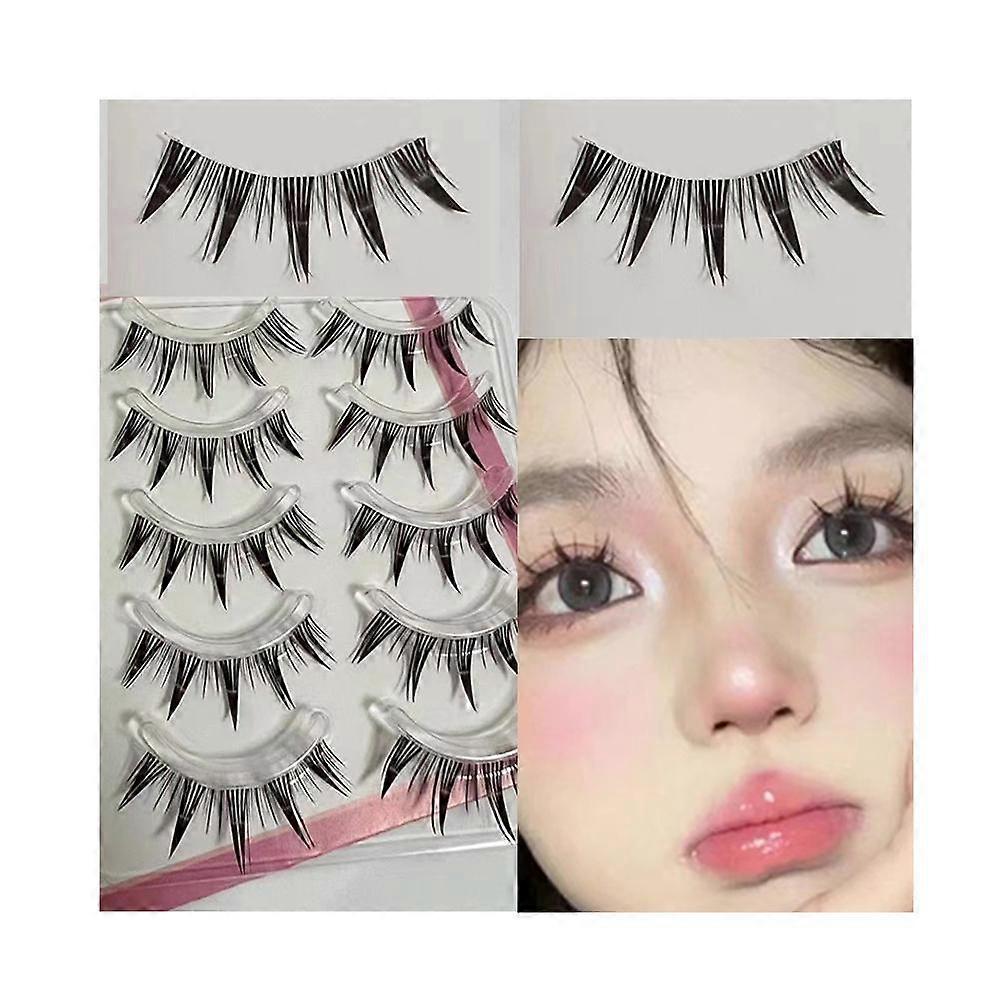 Comic False Eyelash Thick Style Full Transparent Soft Stem Devil Simulation