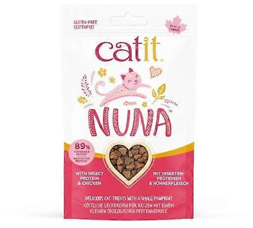 Catit Nuna Snack Insect Protein Snack con pollo (Gatti , Snack , Biscotti)