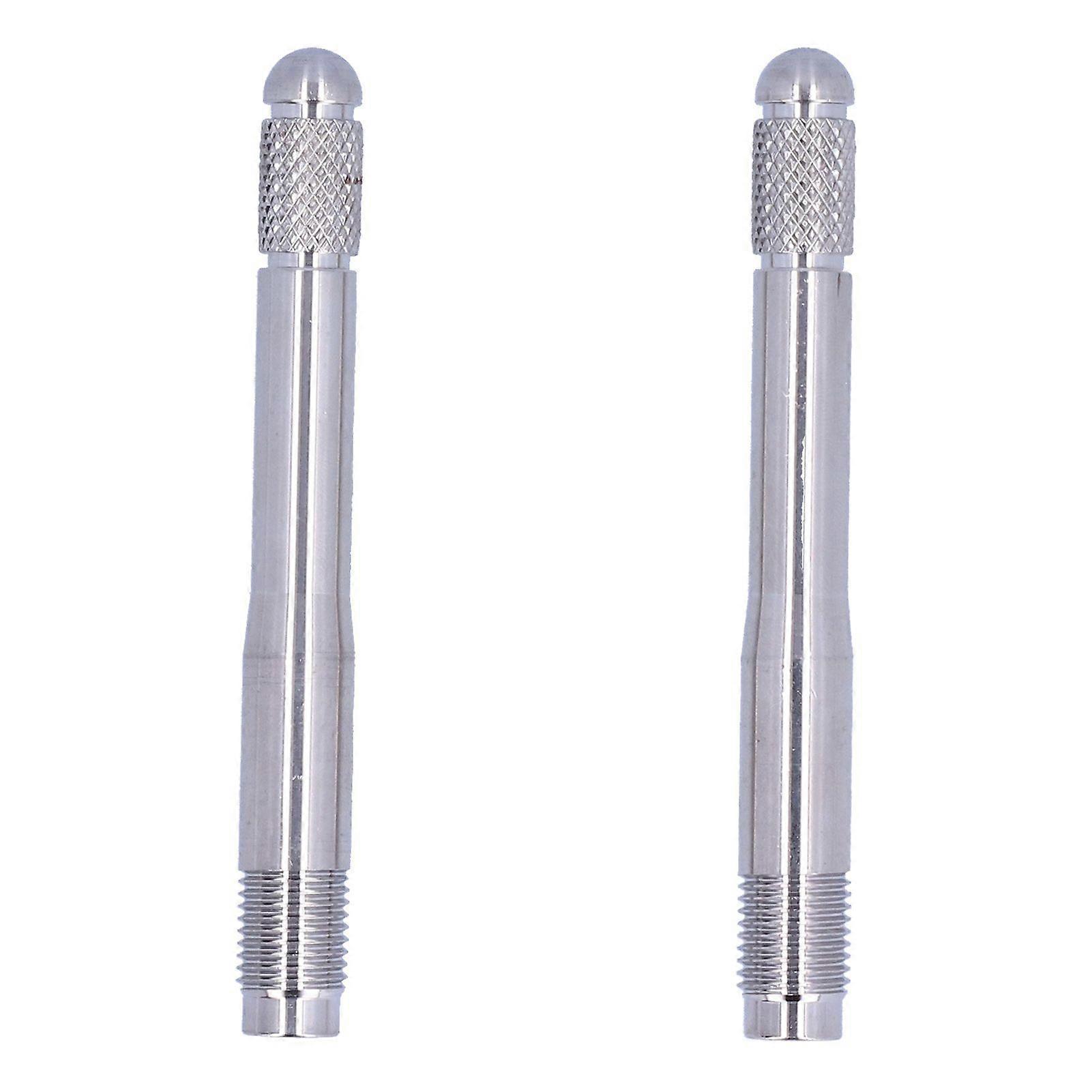 2pcs Wheel Stud Alignment Pins Wheel Mounting Guide M14 X 1.5 Thread Stainless Steel Tool