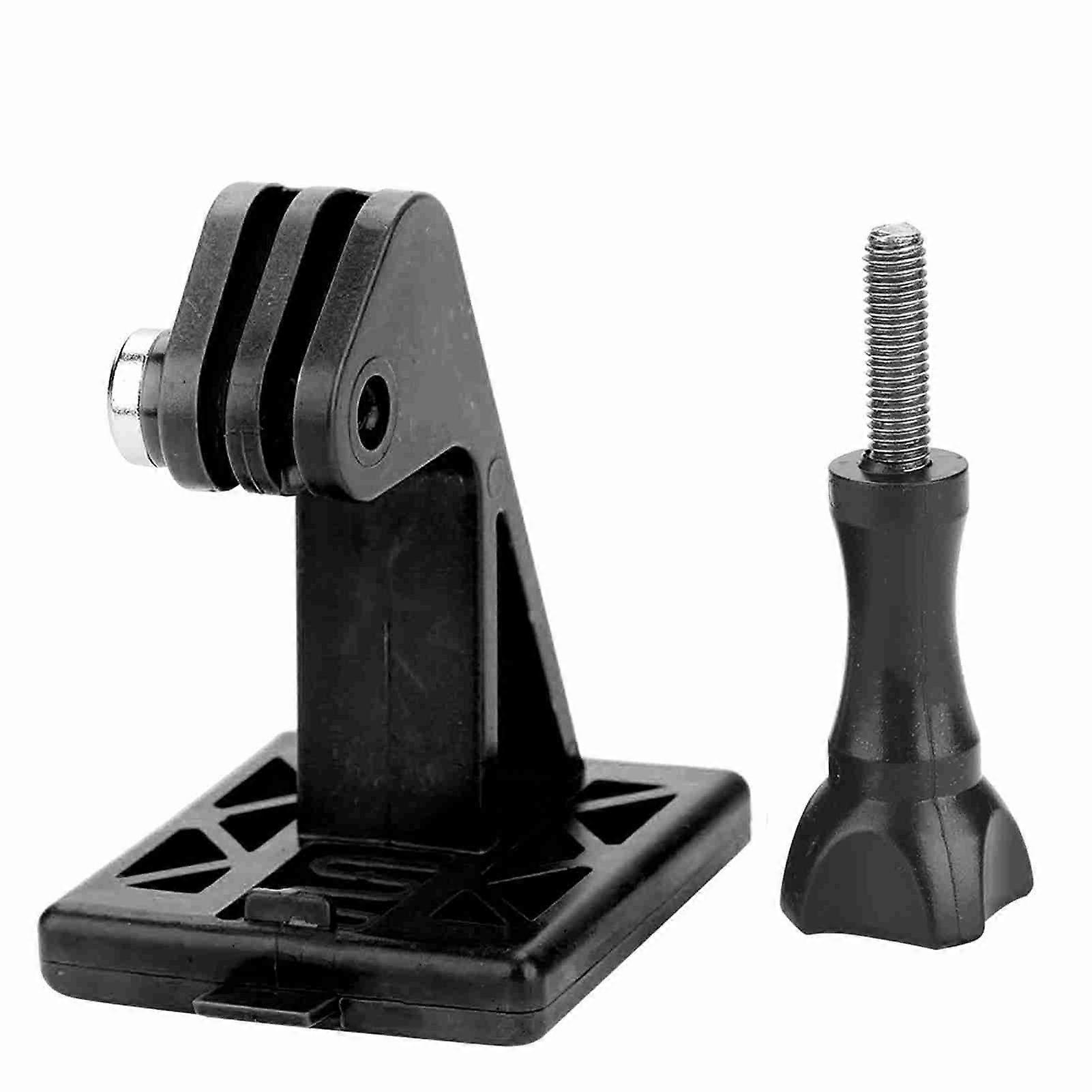 Lightweight Nylon Portable Helmet Adapter Base Fixed Mount for Camera (Black)