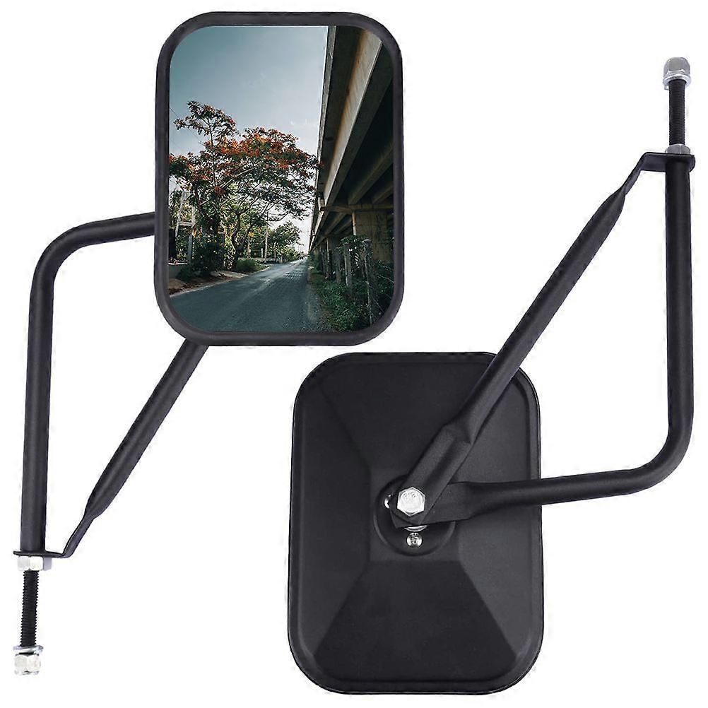 2Pcs Car Rearview Mirrors Fits for Jeep Wrangler CJ YJ TJ JK JL Door Hinge Mirrors