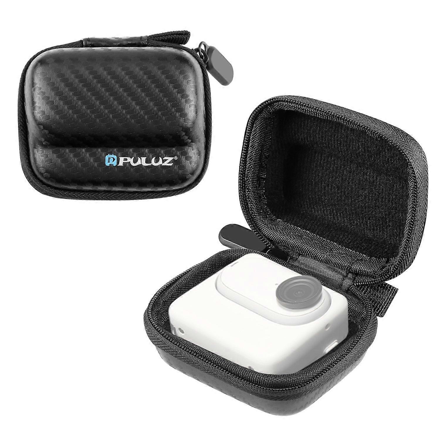 PULUZ PU944B For Insta360 GO 3/GO 3S Case Carbon Fiber EVA Portable Storage Bag