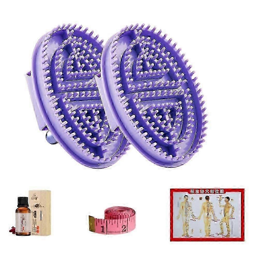 فرشاة ميريديان مخصصة لصالون التجميل الاحترافية ، فرشاة تدليك ميريديان محمولة باليد - جيدة