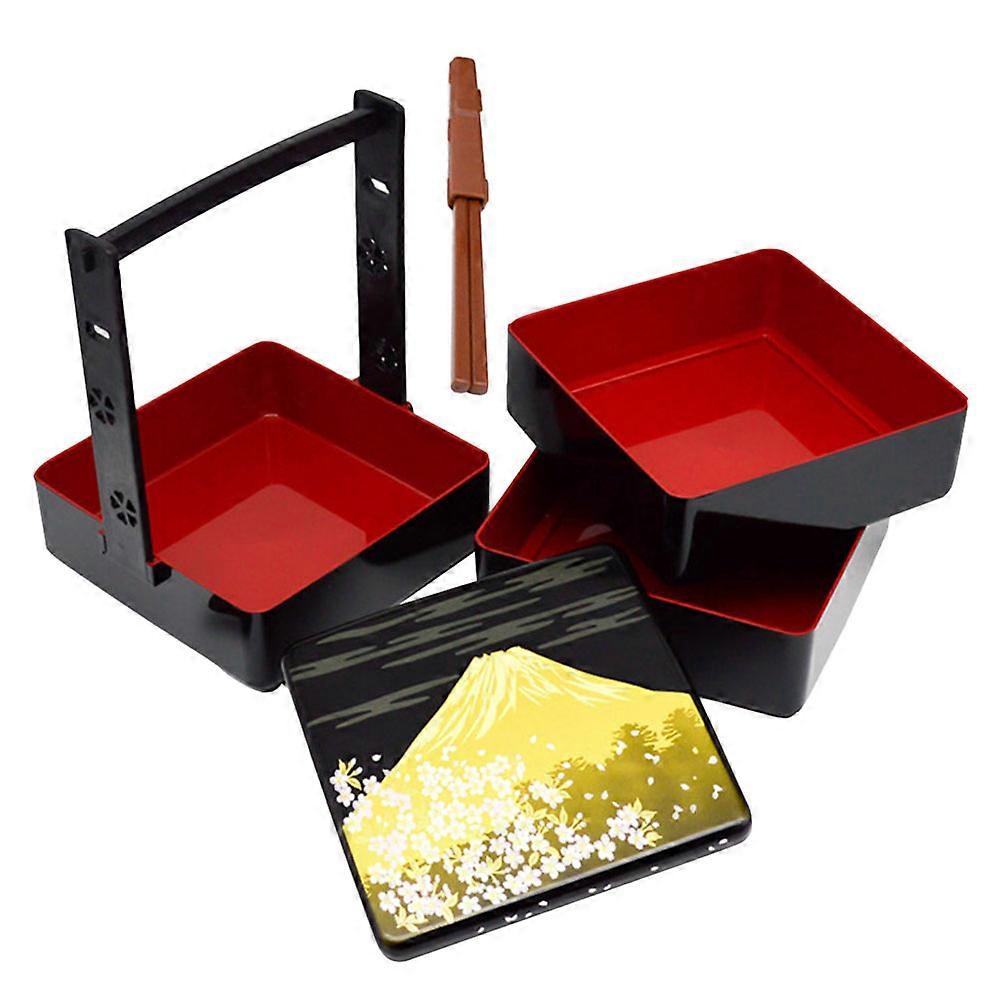 Sushi Box for Storage 2Sets Sealed Multi-Layer Picnic Container