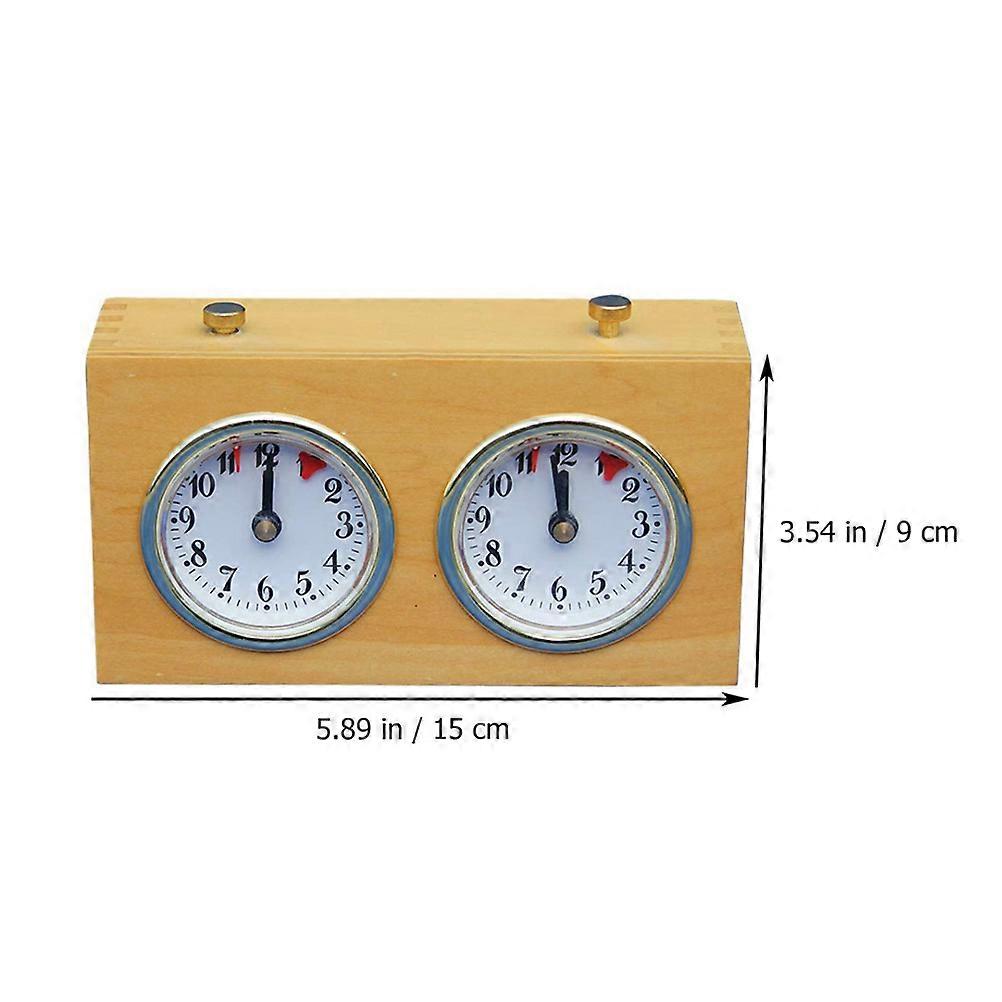 Chess Clock Mechanical Game Timer 1Pcs Portable Board Game Timing Device
