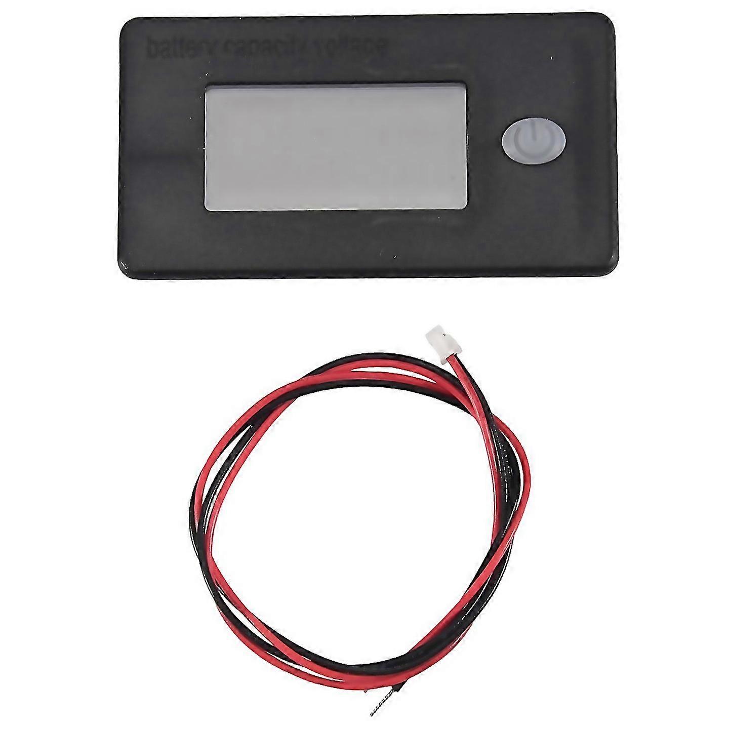 For Battery Capacity Monitor10100v Battery Meter 12v 24v 48v Percentage Voltage Fahrenheit Temperatu