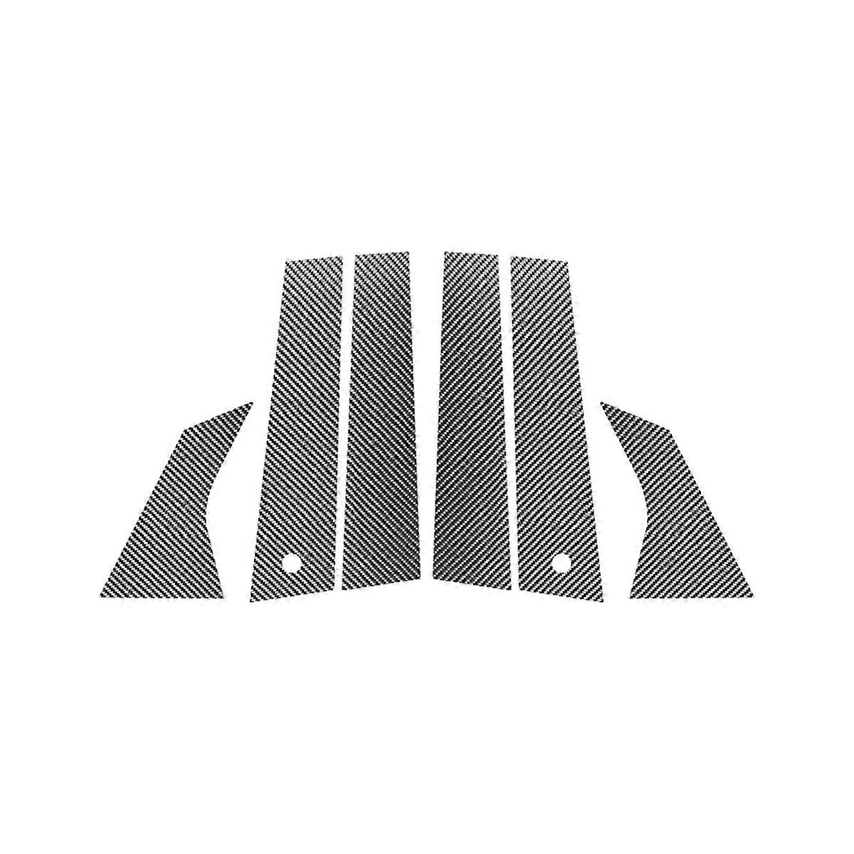 For Car Window B Pillar Post Cover Trim Sticker Accessories