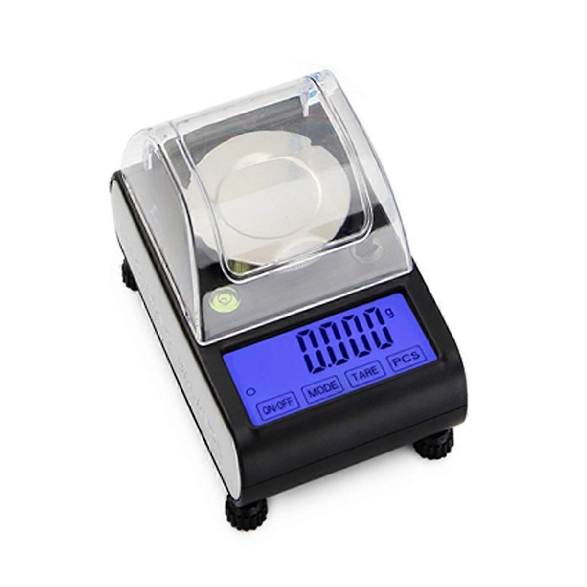 Digital Milligram Scale Jewelry Gold Lab Scales 50g X0.001g Touch LCD Electronic Counting Laboratory