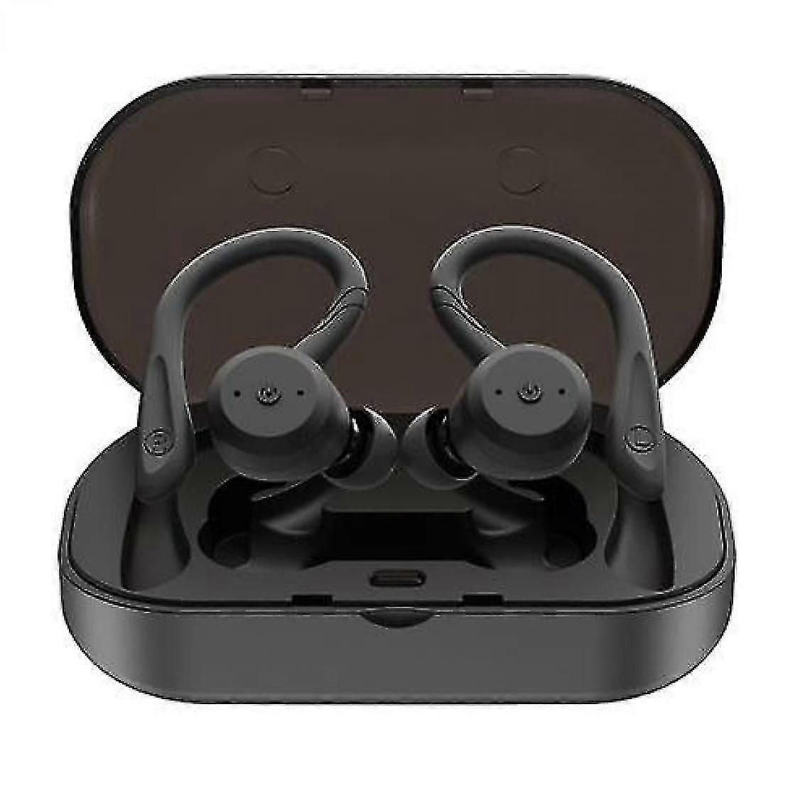Tws Earplugs True Wireless Bluetooth 5.0 Headset With Charging Box(black)
