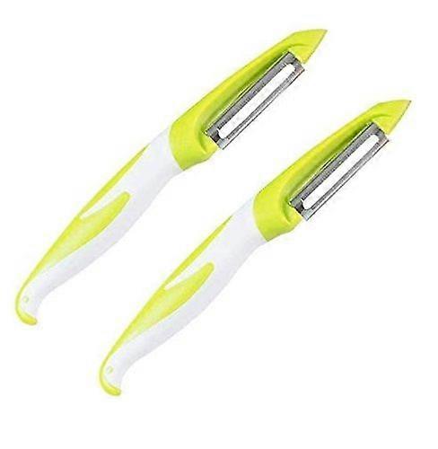 2Pcs straight vegetable and fruit peeler