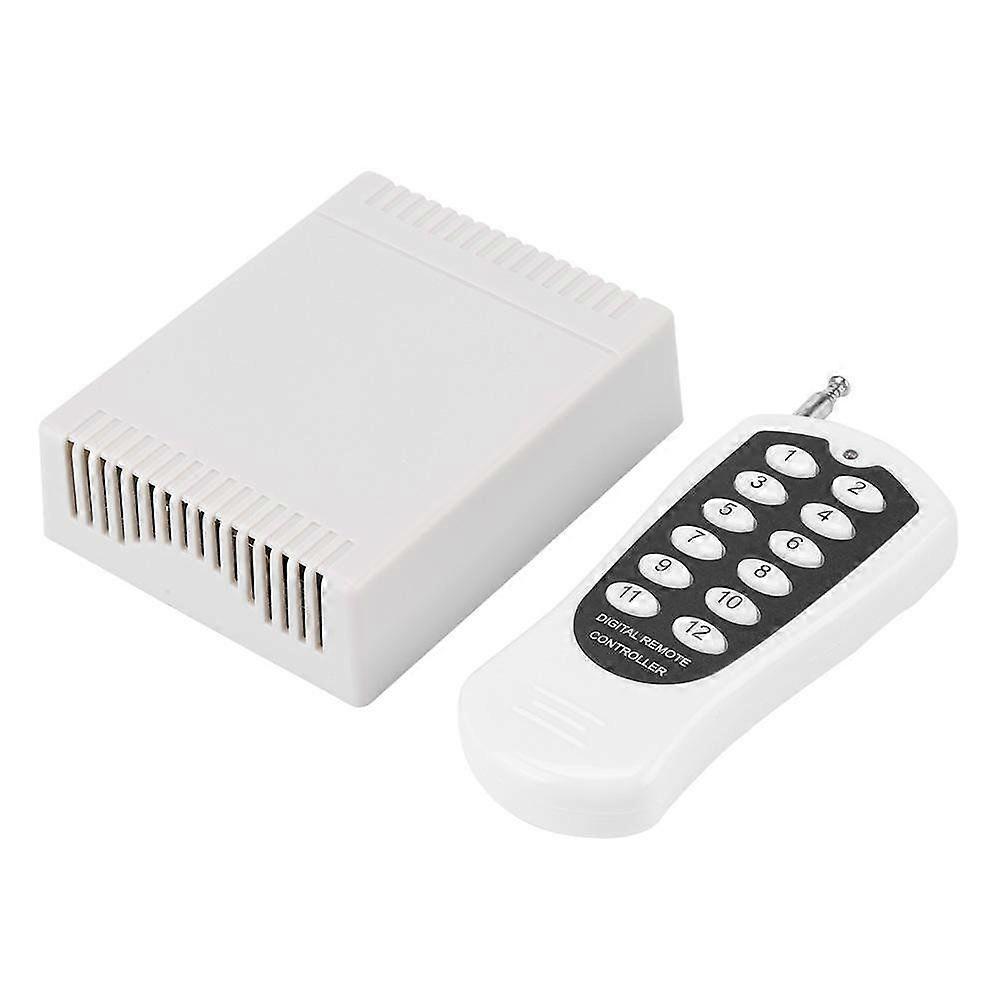 DC 12V Relay 12 Channel Wireless RF Remote Control Switch Transmitter & Receiver