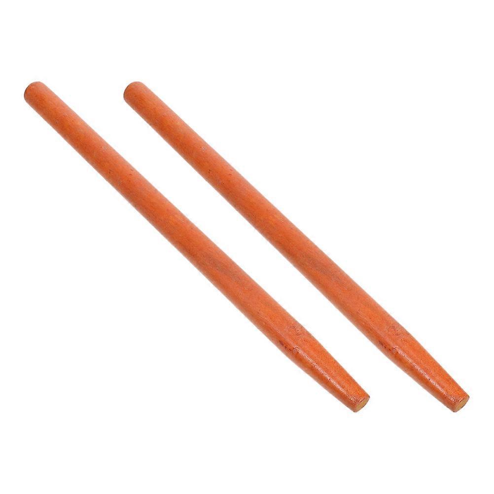 Hardwood Tool Handle for Garden Equipment Replacement 4Pcs Light Brown