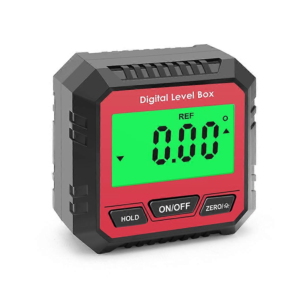 Level Box Protractor LCD 490° Levels Gauge Mini Bevel Gauges with Magnetic Base Electronic Universal Angle Protractors