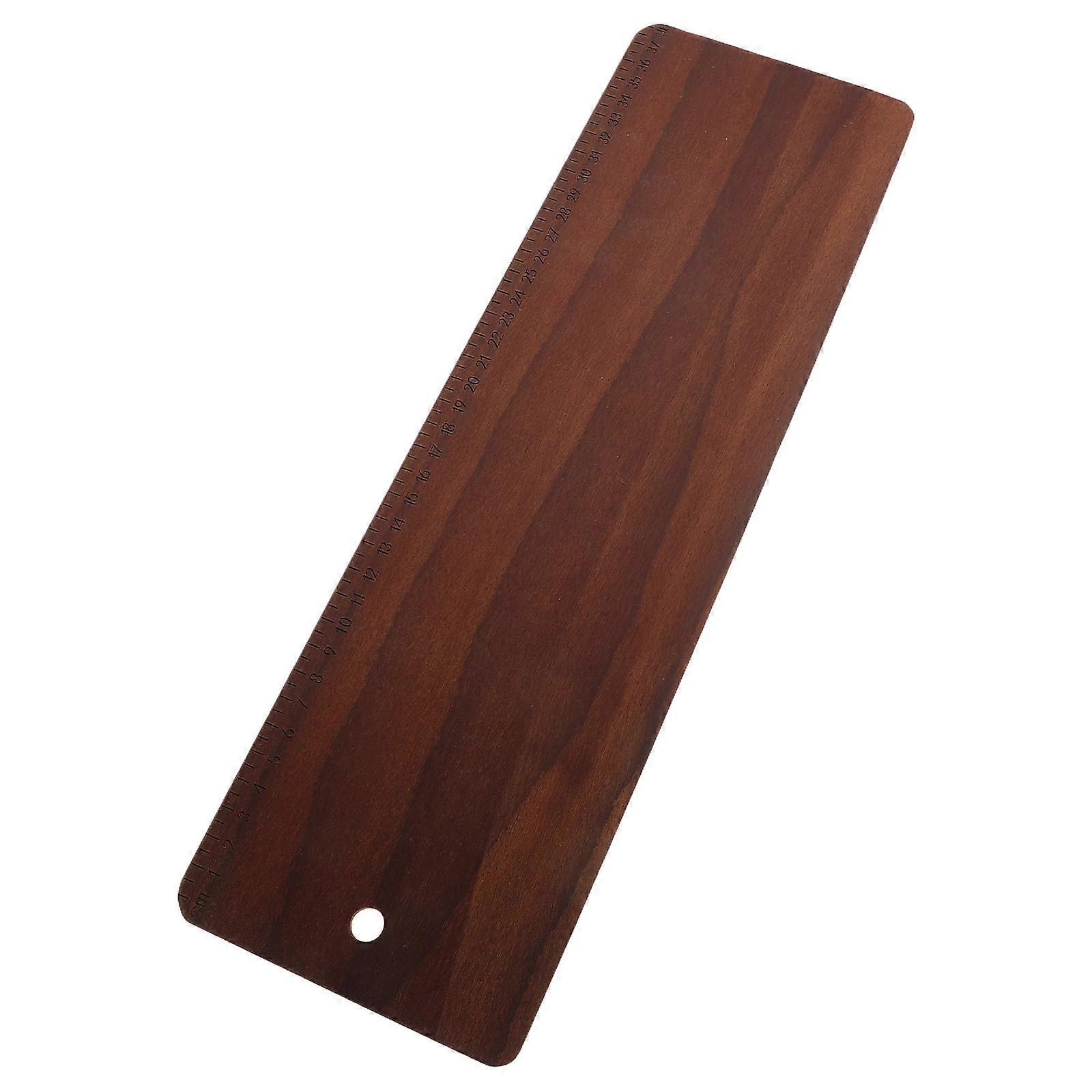 Wooden Serving Tray Perfect For Food Serving Designed For Parties Utilized By Bakers In Coffee Color Designed For Moving Dough 5Pcs