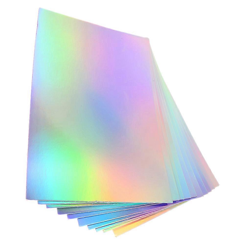 Multicolor Shimmer Cardstock For Hand-Made Projects Assorted Color Paper Crafts 10 Sheets