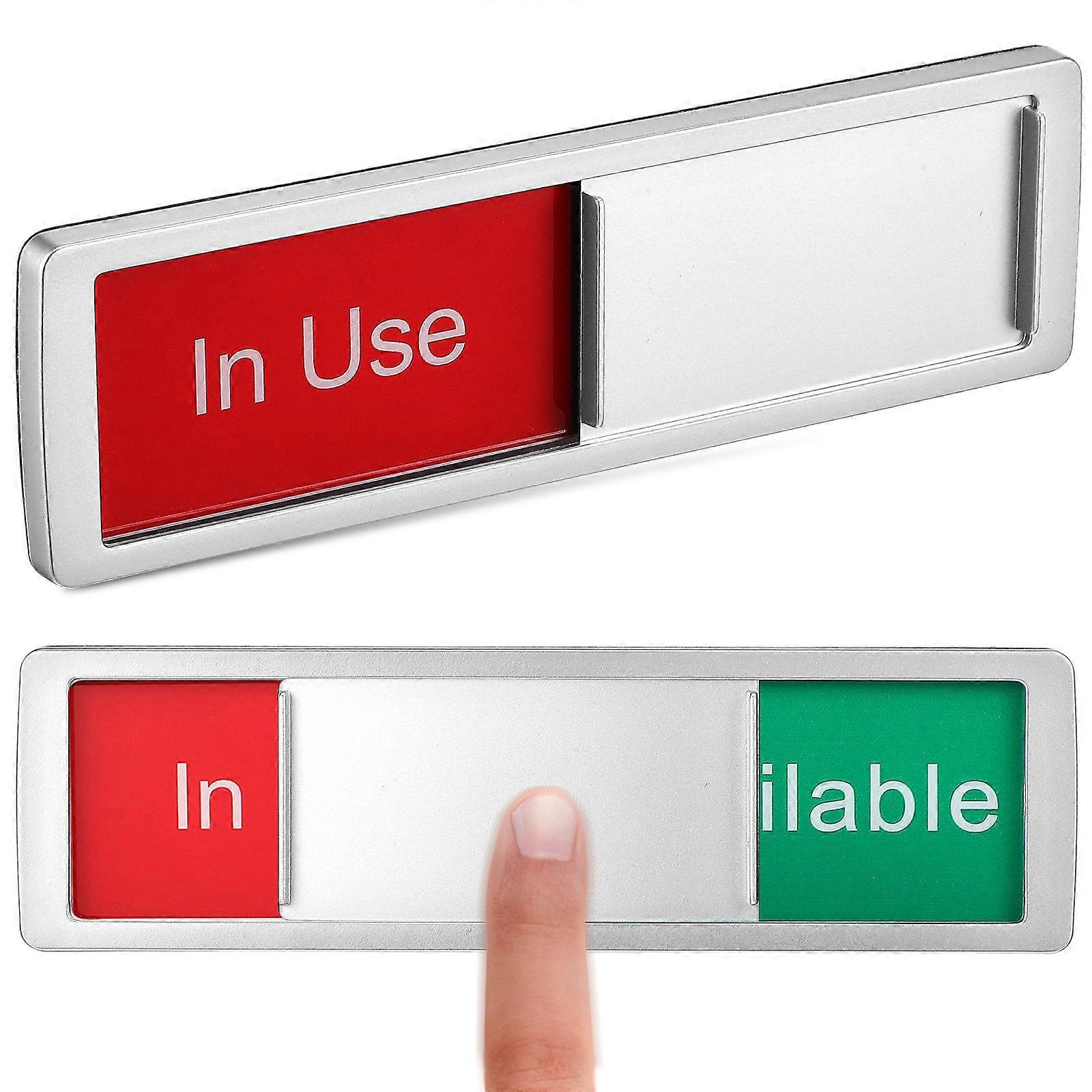 Privacy Door Sign Vacant Occupied Indicator for Office Use 10Pcs