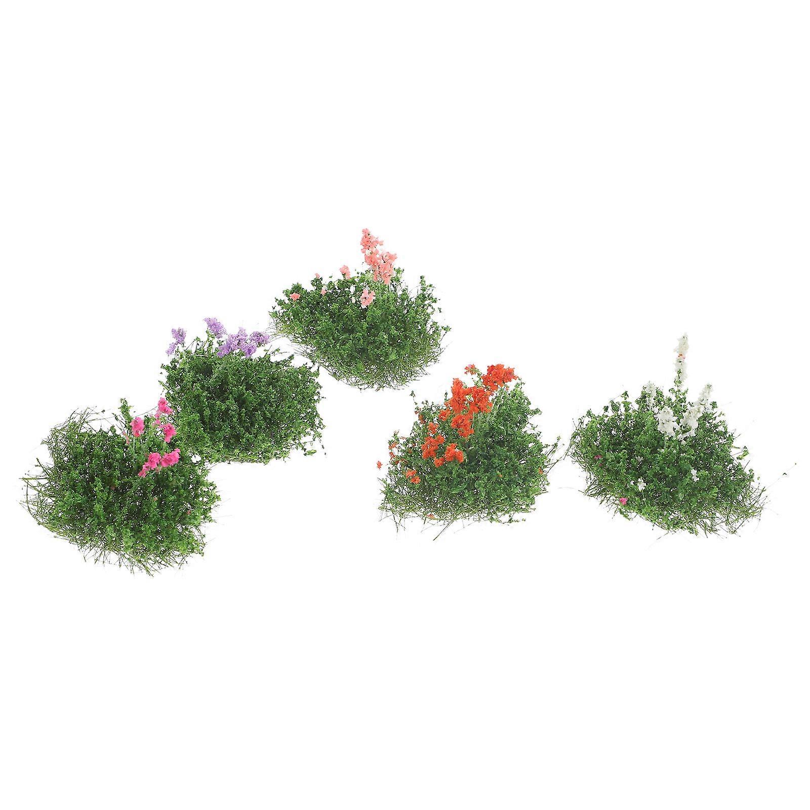 Artificial Flower Cluster 3 Boxes DIY Scenery Landscape Micro-landscape Realistic Style Size 2.5X2.5X2CM Decorative Landscaping