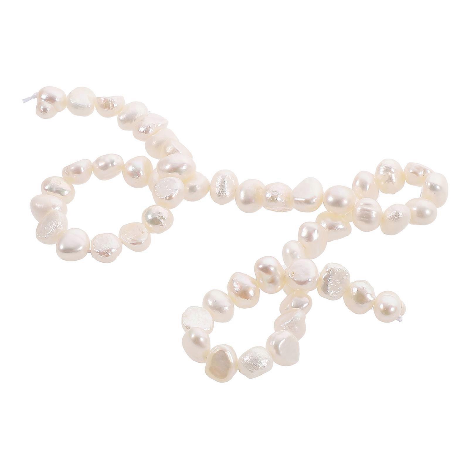 Pearl Bead Handmade Jewelry Spacer Bead Bracelet for 3 Strings