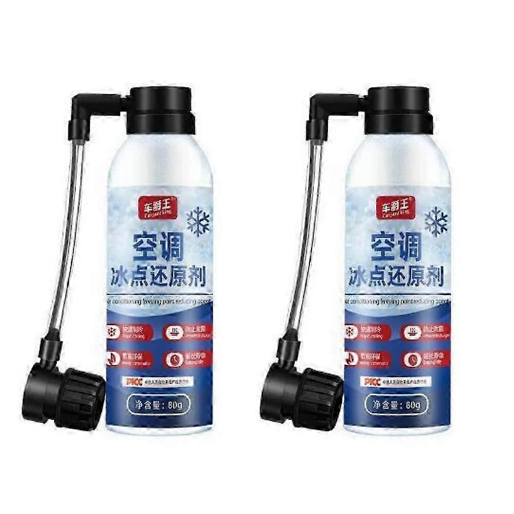 2X Car AC Recharge Kit 80G Automotive Refrigerants Compressor Refrigeration Agent Refrigerants for R134a Air Conditioning Multicolor