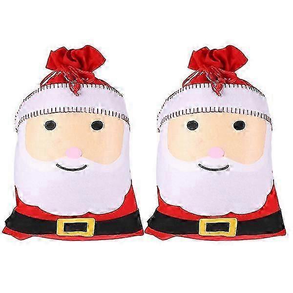 Christmas Drawstring Bag Santa Backpack Candy Bag Storage Bag Gift Pouch