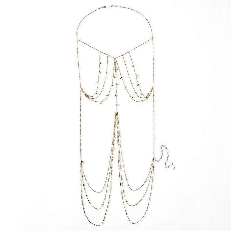 Bikini de playa con cadena multicapa de moda muy vendido