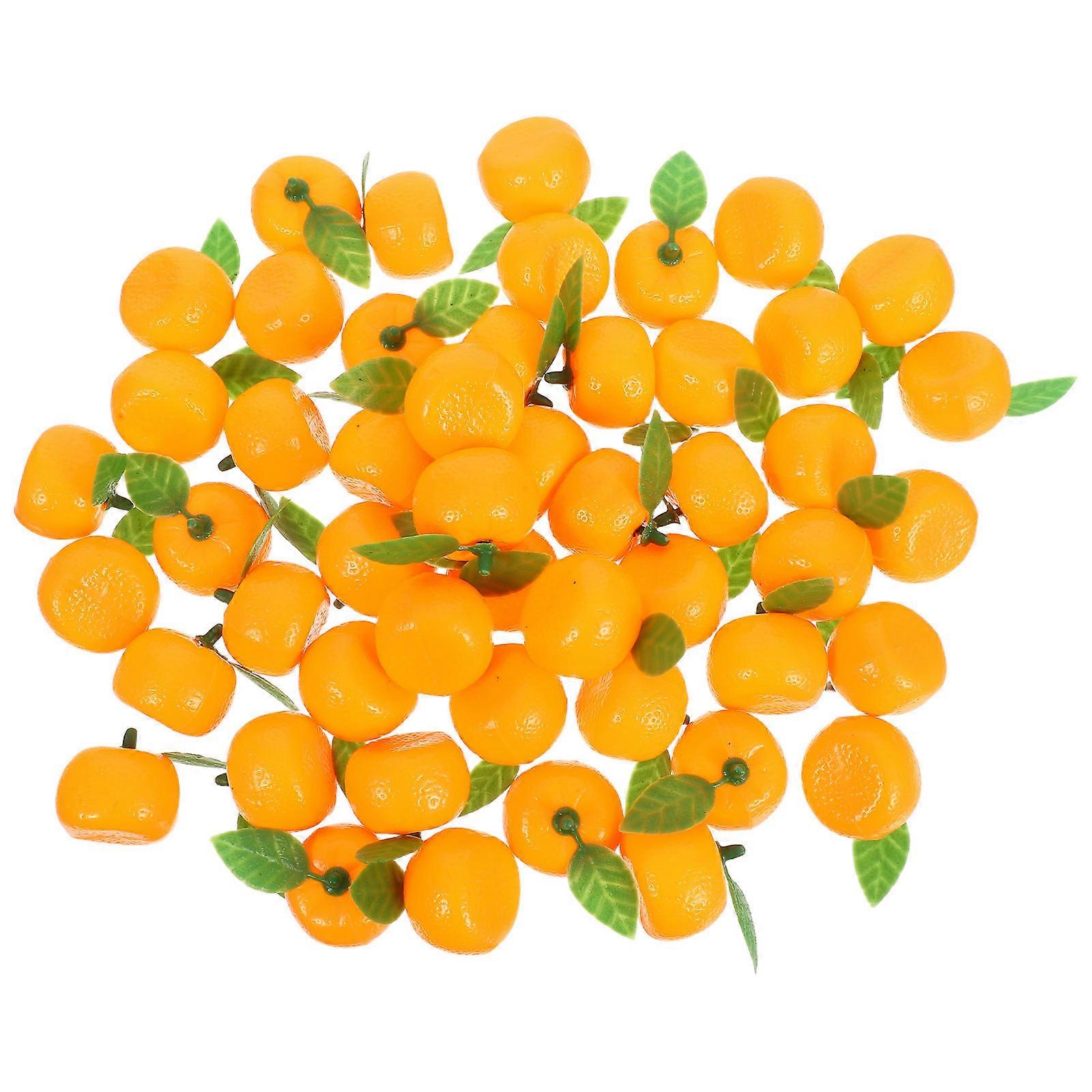 Artificial Mini Oranges Fruit Model for Kitchen Decoration 250Pcs