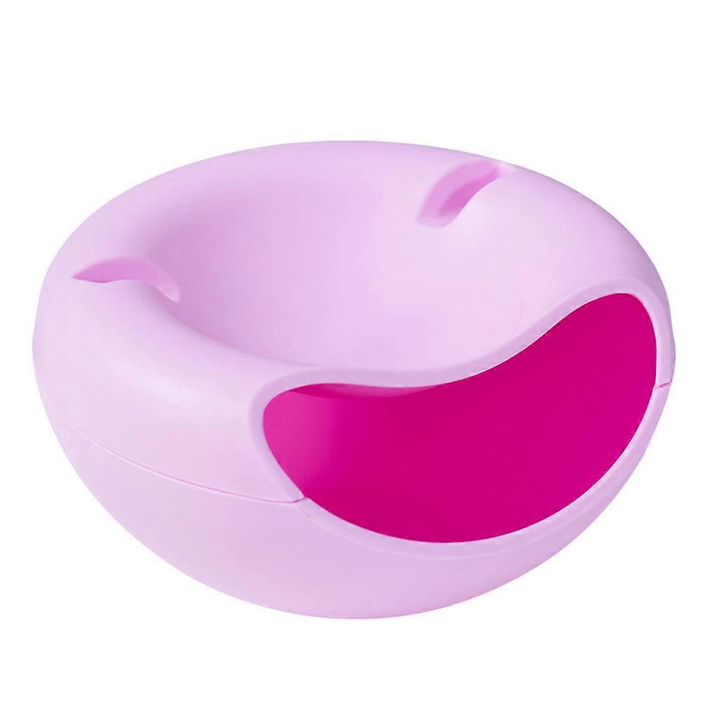 Candy Holder Dual-Layer Fruit Plate for Candy Holding 2Pcs Pink