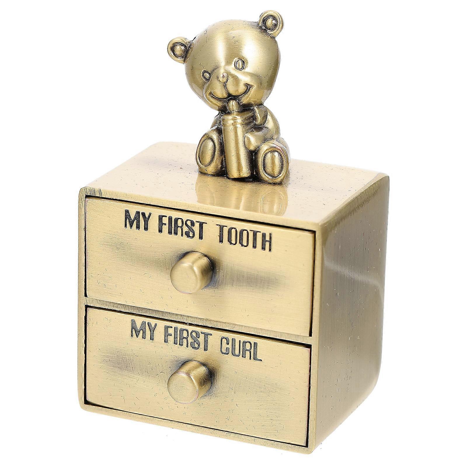 Deciduous Tooth Holder for Baby Teeth Storage 2Pcs Organizer