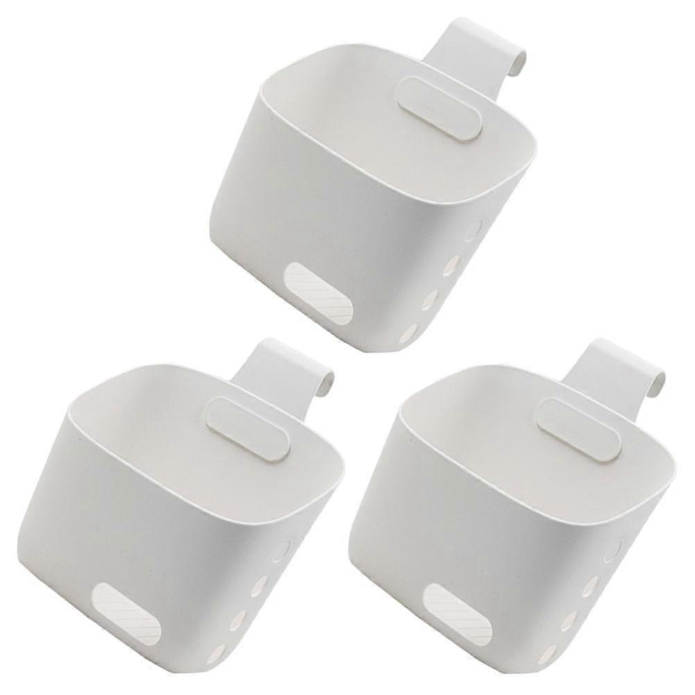 Plastic Hanging Basket Kitchen Organizer with Handle 3Pcs Pack