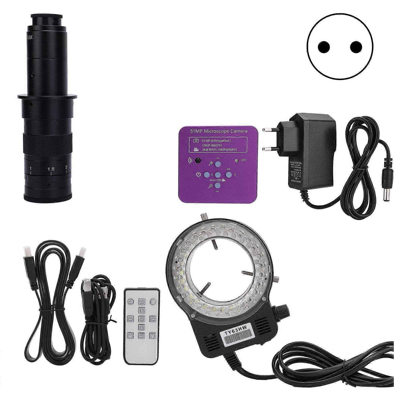 Industrial Camera Electronic Digital Microscope for Phone PCB Welding 51MP HDMI