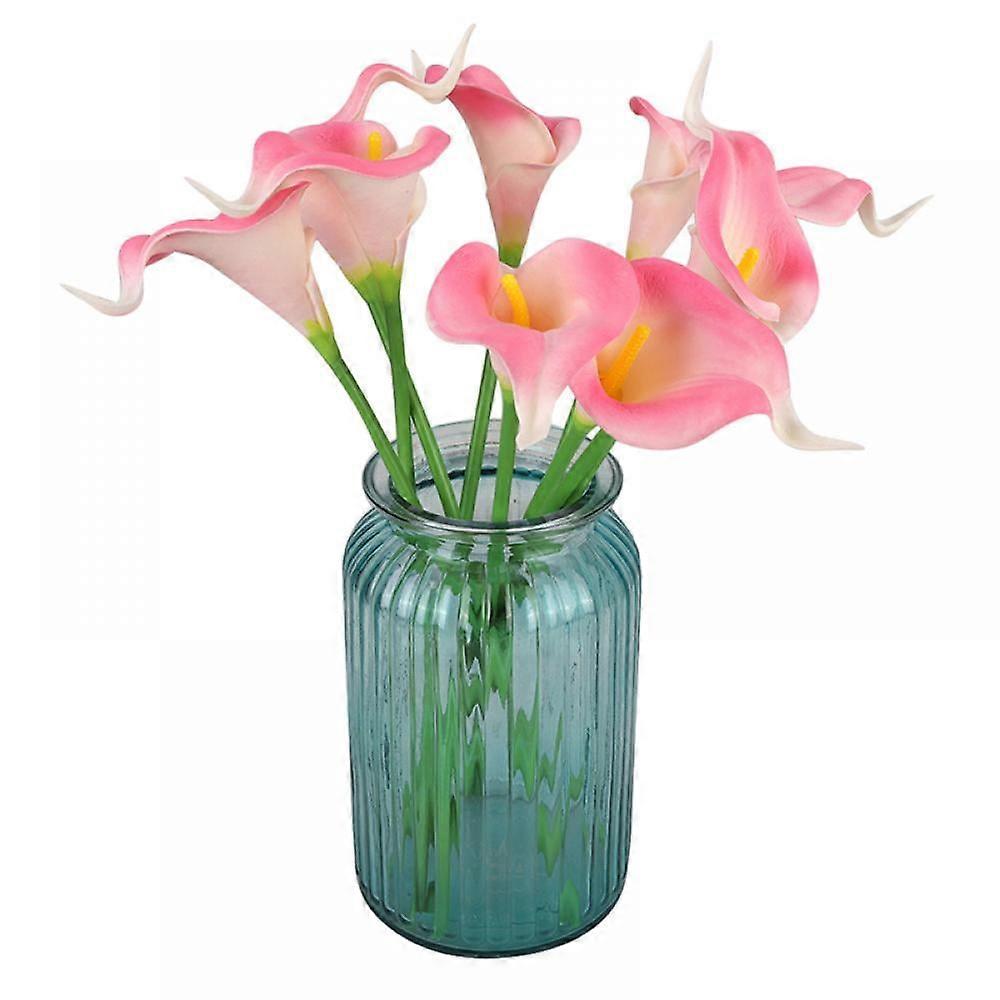 Prettyui Artificial Calla Lily Tulip Real Touch Fake Flower Home Bouquet Party Decor 20pc