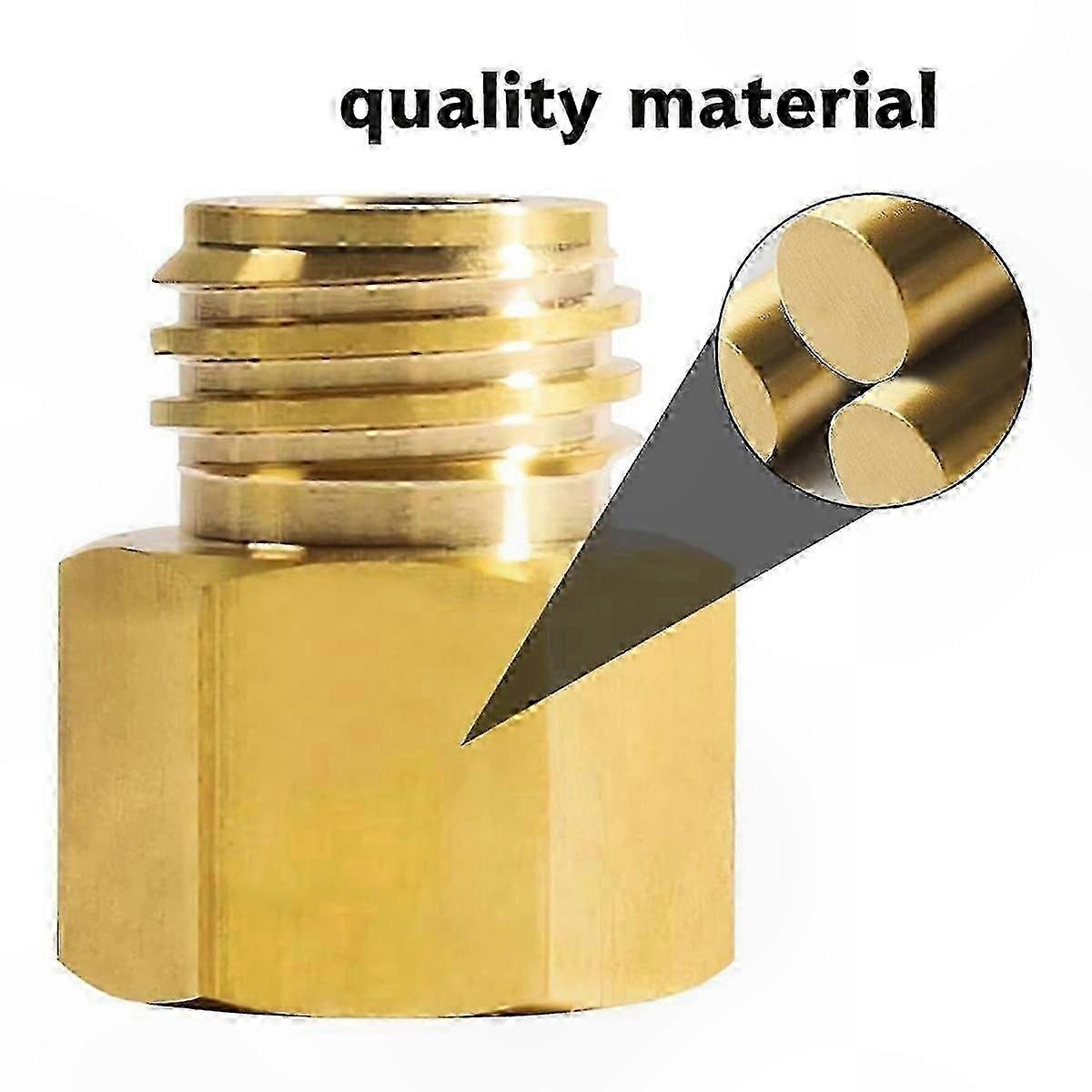 Adapter for CO2 Cylinder Compatible with Quooker Cube TR21-4 and TR21-3 Tanks, Brass Material for Reliable Performance