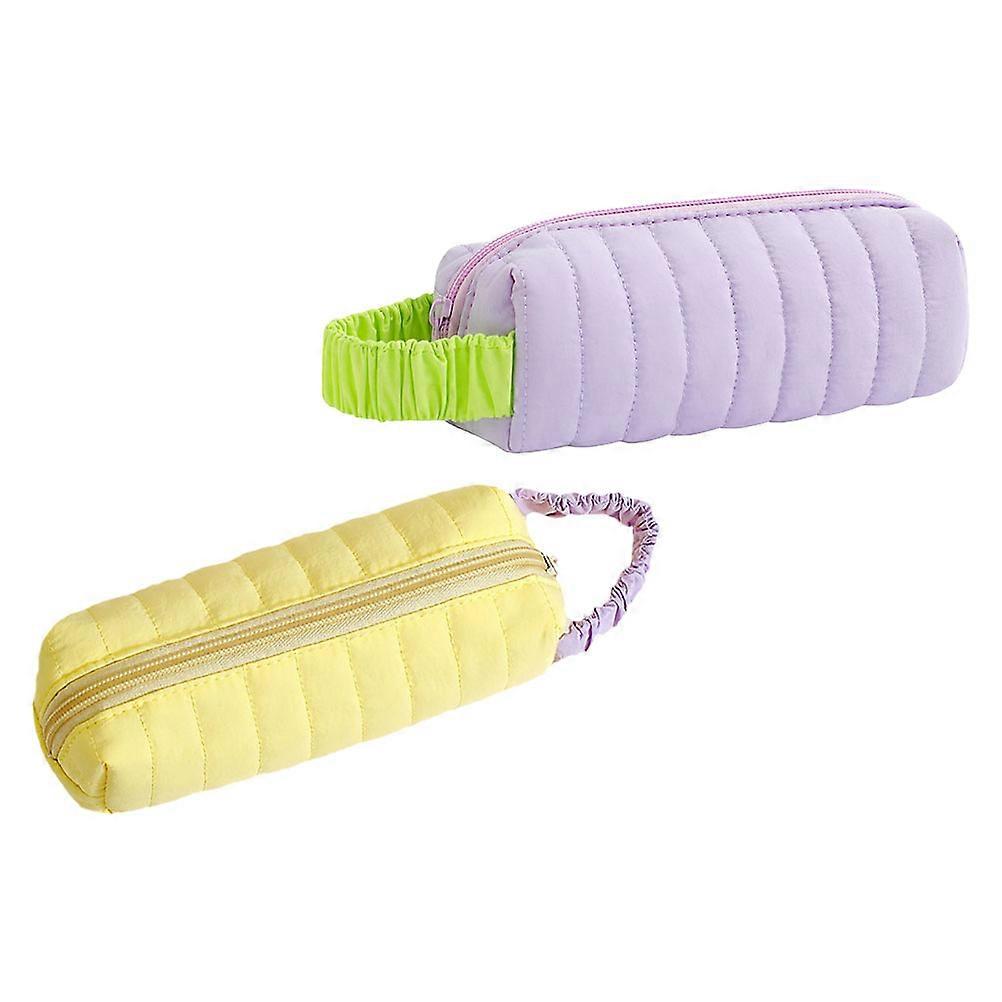 Household Pencil Pouch Multi-Function Pen Storage Bag for School 10Pcs